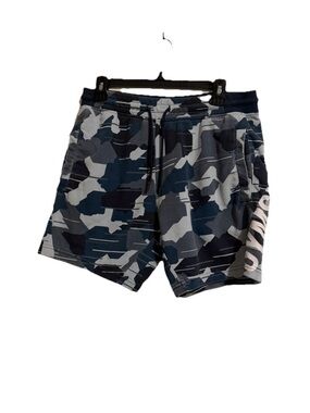 Gymshark Women’s Camo Athletic Shorts - Navy Gray